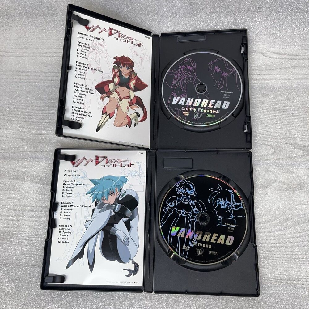 Vandread Vol 1-4 & Vandread Second Stage Vol 1-4 (DVD, 8 Discs Total) Anime - Picture 5 of 15